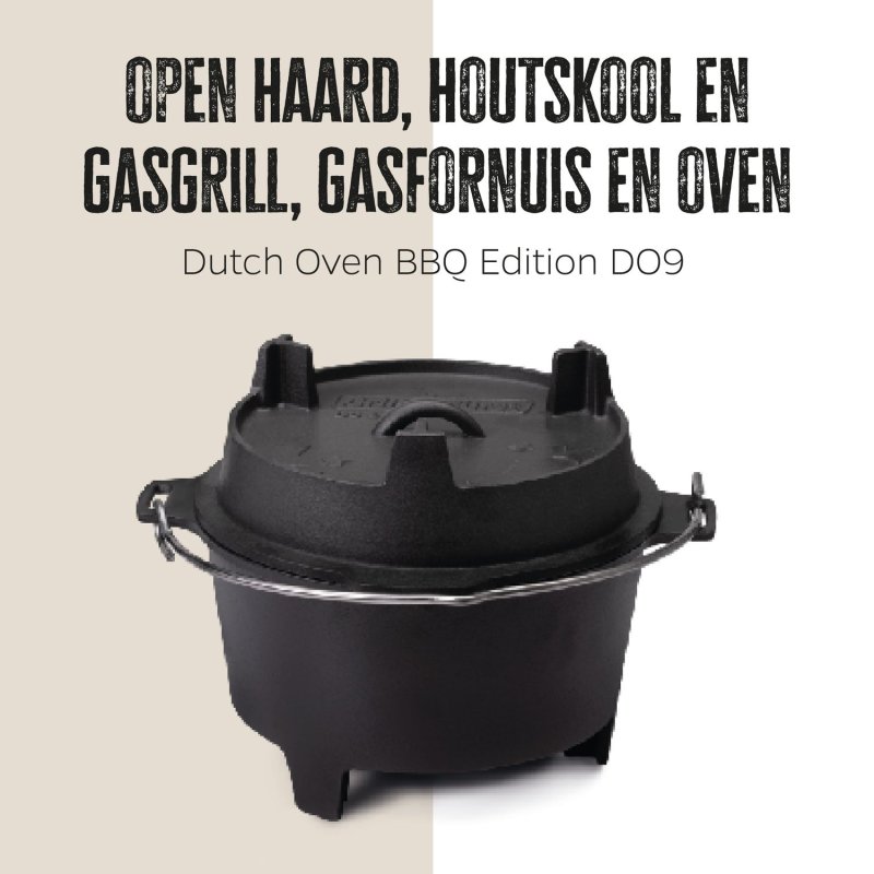 Grillfürst Dutch Oven BBQ Edition DO9 - inkl. Dutch Oven Fibel/Fibel XXL und Winterrezepte