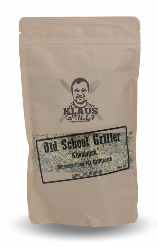 Old School Griller Knoblauch 250 g Beutel by Klaus grillt
