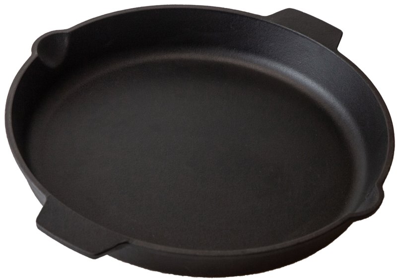 Grillfürst Gusseisenpfanne mit 2 Griffen Ø 35 cm