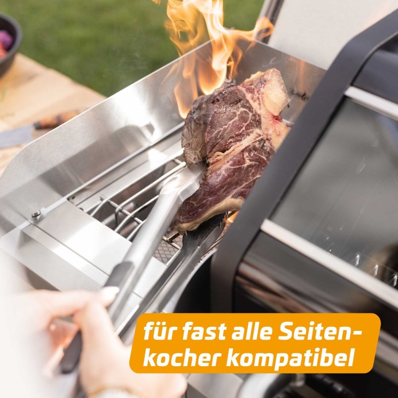 Grillfürst magnetischer Windschutz / Spritzschutz für Infrarotbrenner - Retoure