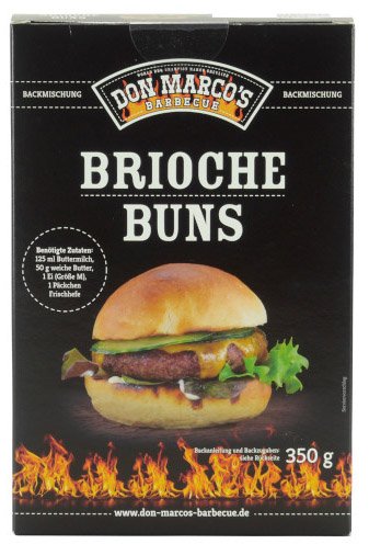Don Marcos Brioche Burger Buns Backmischung 350g