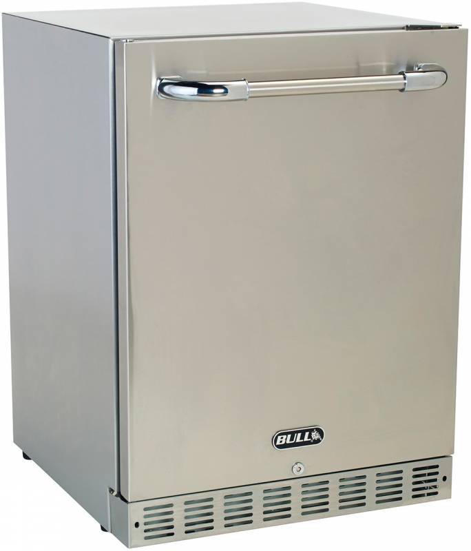 BULL Kühlschrank Premium, Edelstahl, IPX4 spritzwassergeschützt
