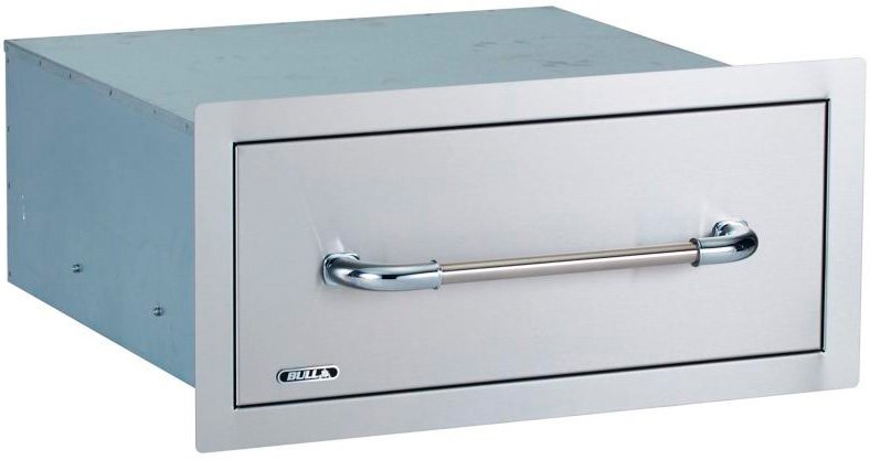 BULL Schublade Large Single, soft close, Edelstahl