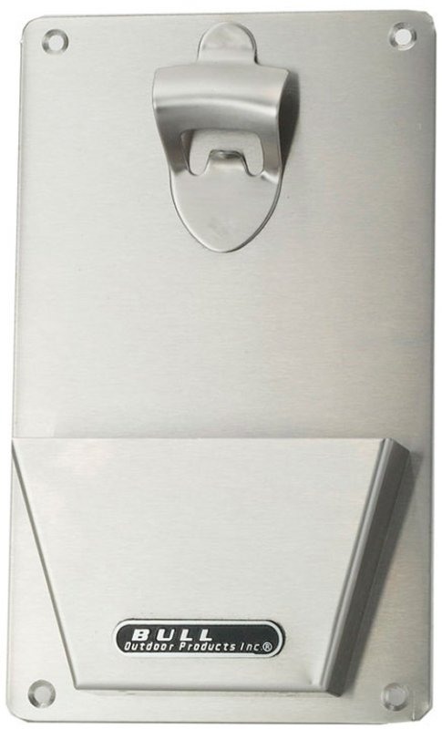 BULL Flaschenöffner mit Auffangbehälter, Edelstahl