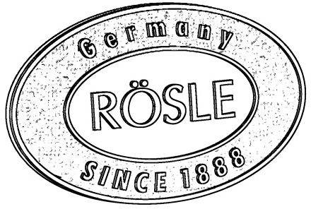Rösle Ersatzteil: Logo Plakette inkl. Schraubensatz für Kugelgrill No.1 F60 Air