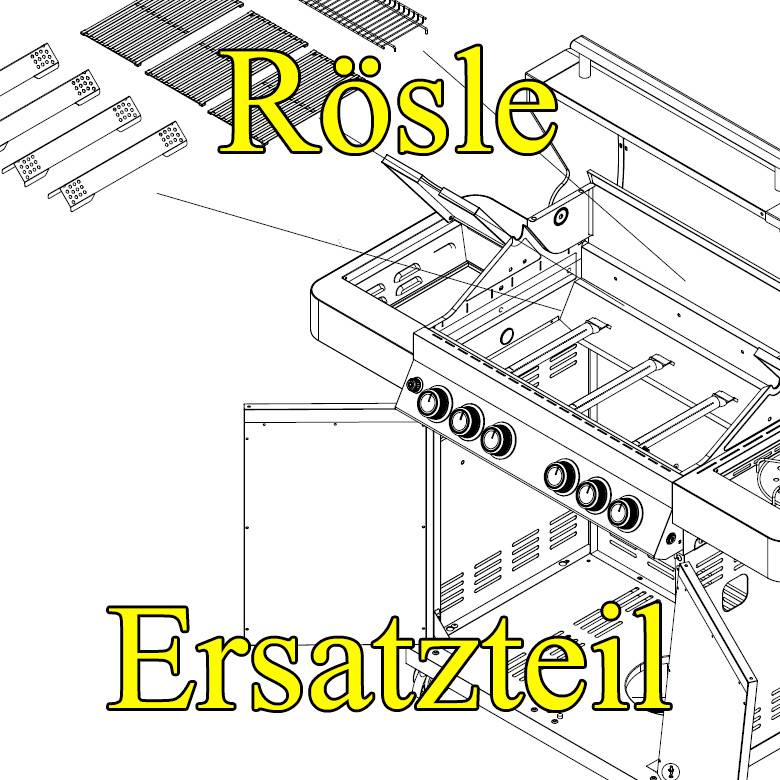 Rösle Ersatzteil: Feuerschale ohne Anbauteile für Kugelgrill No.1 F60 Air