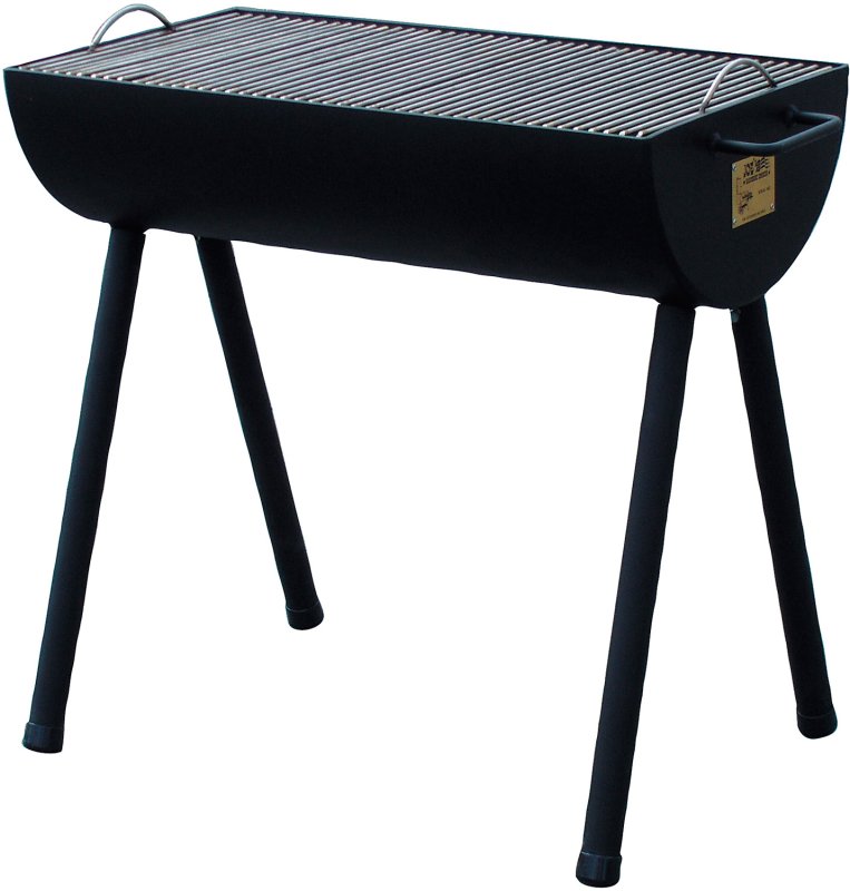 JOE´s Barbeque JOE´s 16" Half Barrel Holzkohlegrill mit Edelstahl Grillrost