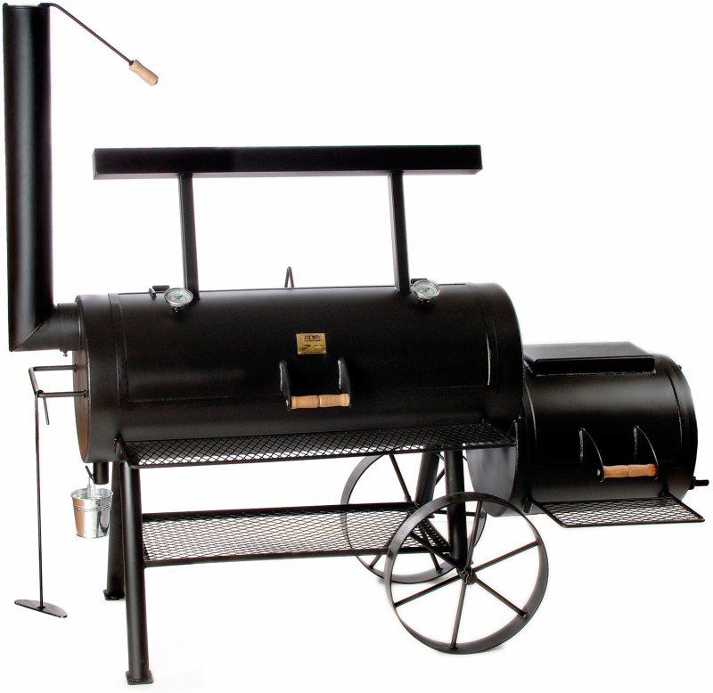 JOE´s Barbeque Smoker JOE´s 20" Championship Longhorn, lange Version mit Kontergewicht