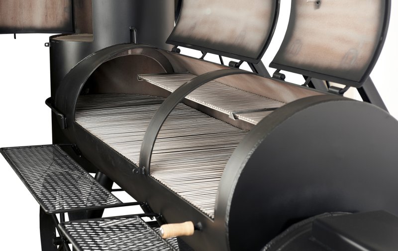 JOE´s Barbeque Smoker JOE´s 24" Extended Catering Smoker, mit senkrechter Räucherkammer und Kontergewichten