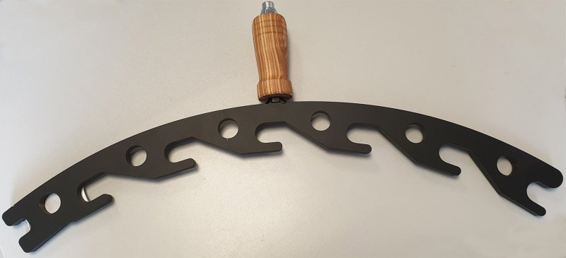 JOE´s Barbeque Deckelhalter (groß) für Longhorn und Chuckwagon