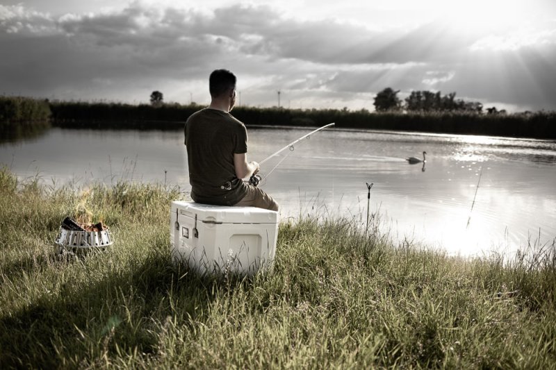 Petromax Kühlbox 50 Liter Alpenweiß
