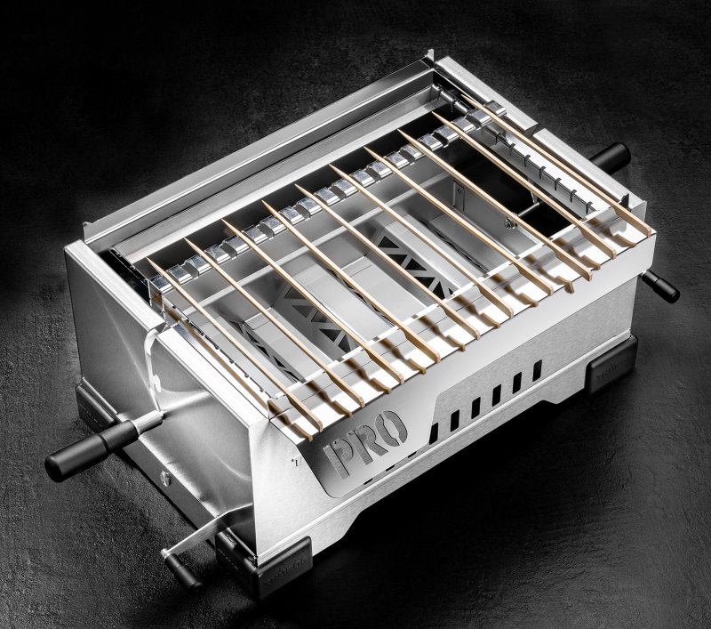 Thüros PRO1 - Teriyaki Spießaufsatz mit 150 Bambusspießen