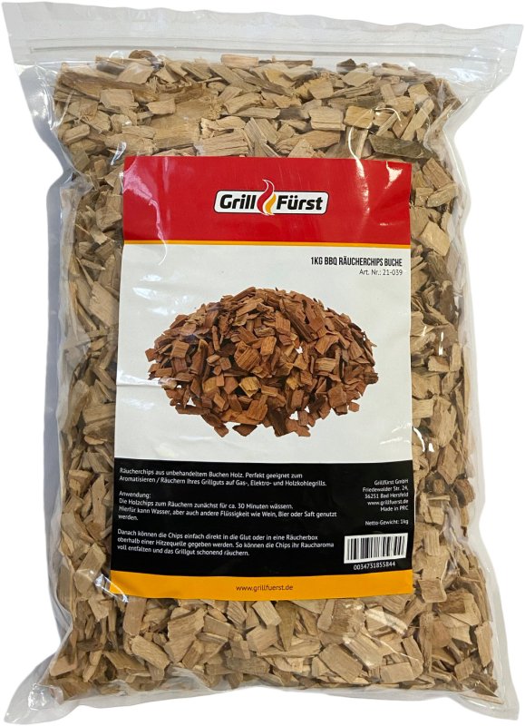 Grillfürst Räucherchips Buche - 1 kg