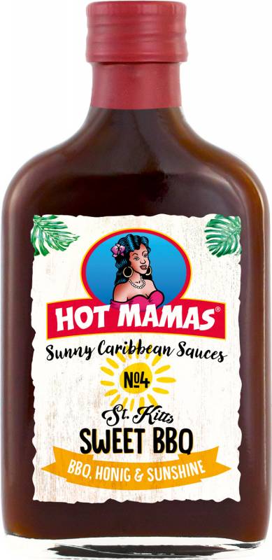 Hot Mamas No.4 St. Kitts Sweet BBQ Sauce