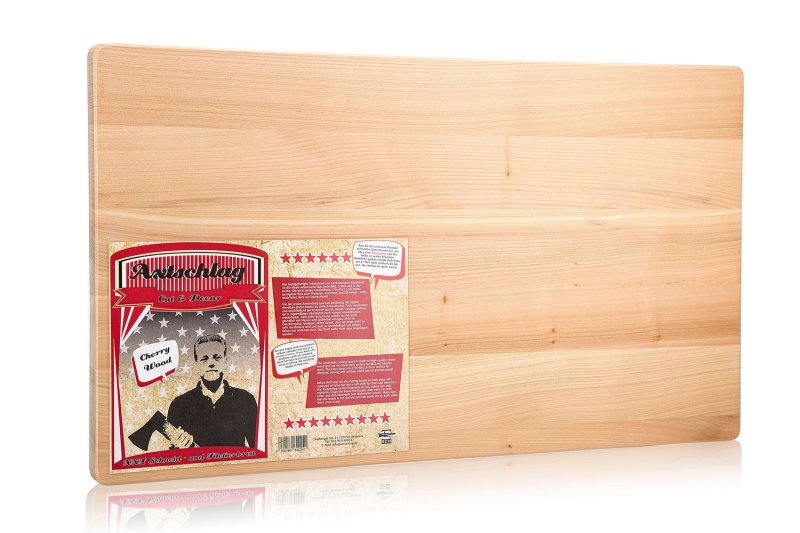 Axtschlag XXL Filetier- und Schneidebrett Holz (Kirsche)