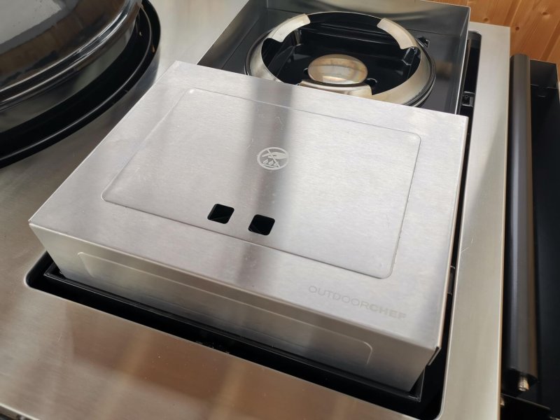 Outdoorchef Edelstahl-Aufheizabdeckung für Lugano Steak Zone
