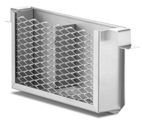 Thüros Holzkohlegrill T2-4F / Edelstahl Säulengrill 35x35 cm 4 Fuß inkl. Windansteckblech und Kohleschacht