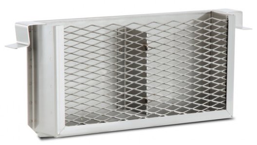 Thüros Holzkohlegrill T3-F / Edelstahl Säulengrill 42x42 cm fahrbar inkl. Windansteckblech und Kohleschacht