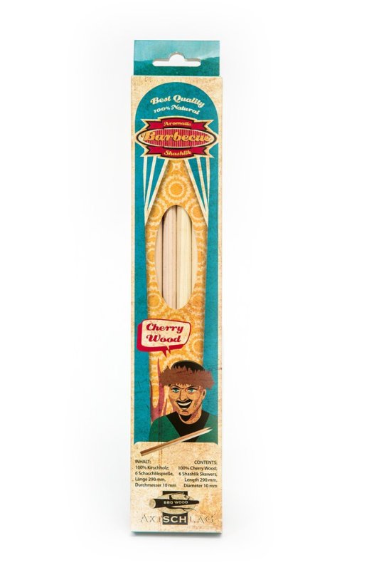 Axtschlag Aromatic Skewers - Schaschlik Spieße Cherry - Kirsch 6er Set