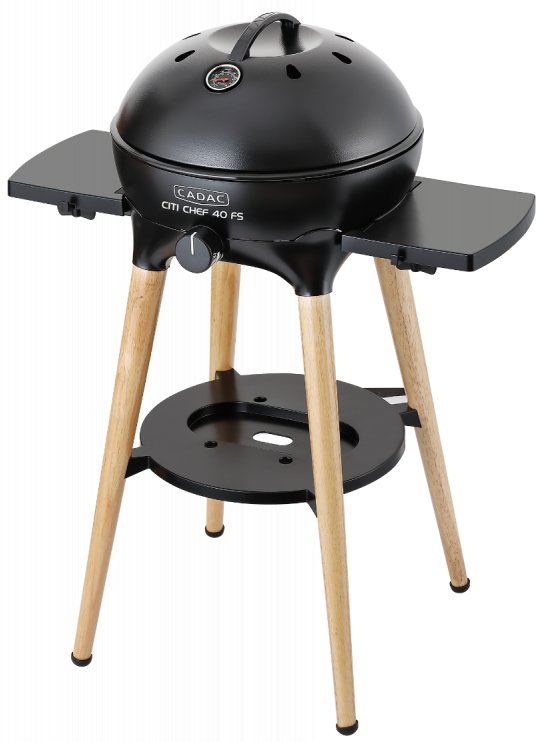 CADAC Gasgrill Citi Chef 40 FS BBQ / Dome matt black, 30 mbar