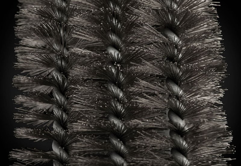 Napoleon Edelstahl Grillbürste dreireihig mit Schaber