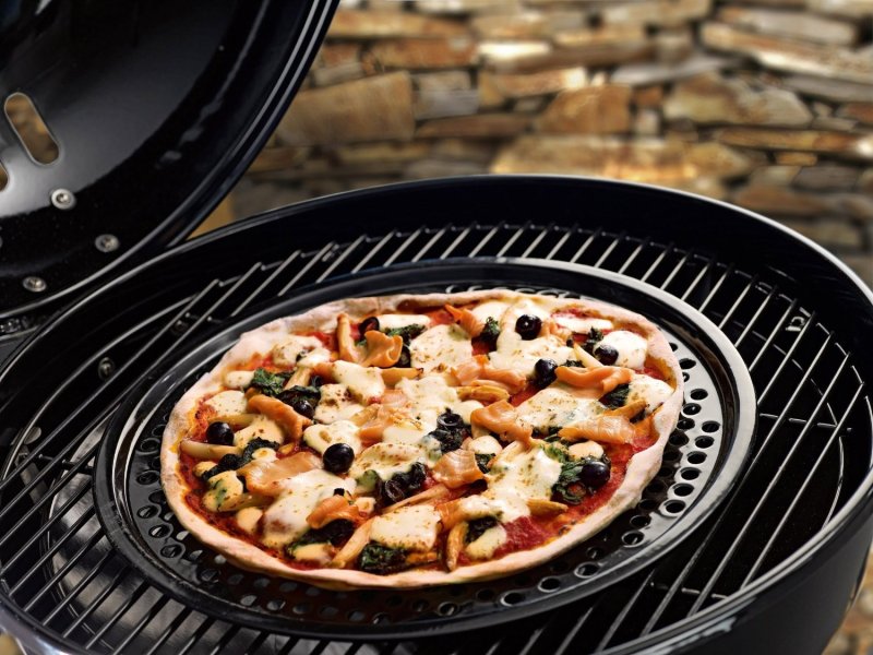 Outdoorchef Pizzablech / Backblech Ø 40cm, emailliert