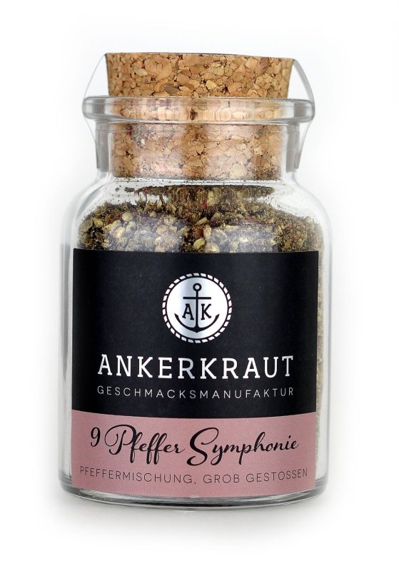 Ankerkraut 9 Pfeffer Symphonie, 70g Glas