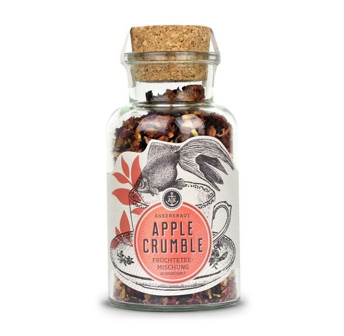 Ankerkraut Apple Crumble, Früchteteemischung, 95g Glas