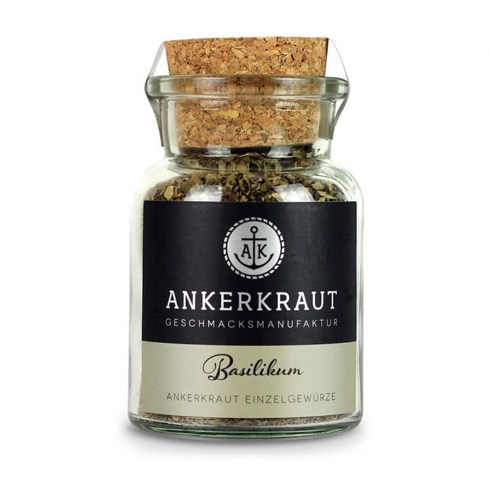 Ankerkraut Basilikum, gerebelt, 25g Glas