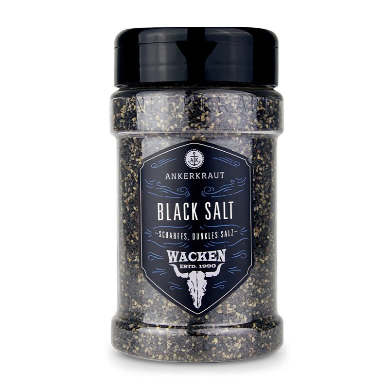 Ankerkraut Hot Black Salt, 280g Streuer