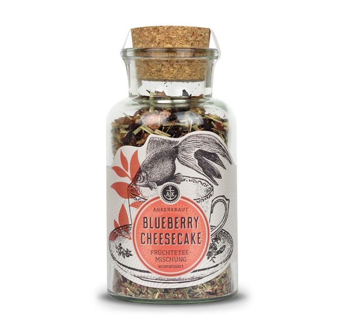 Ankerkraut Blueberry Cheesecake, Früchteteemischung, 95g Glas