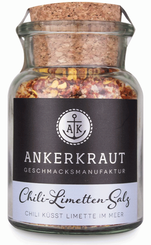 Ankerkraut Chili-Limetten-Salz, 70 g Glas