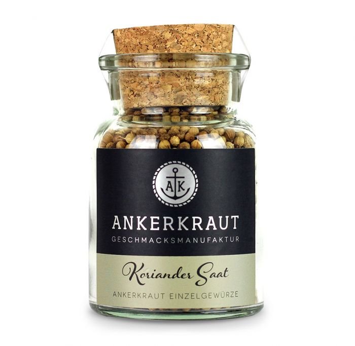 Ankerkraut Koriander-Saat, ganz, 45g Glas