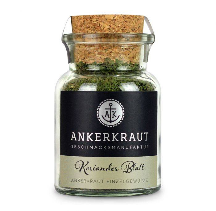Ankerkraut Korianderblatt, gerebelt, 25 g Glas