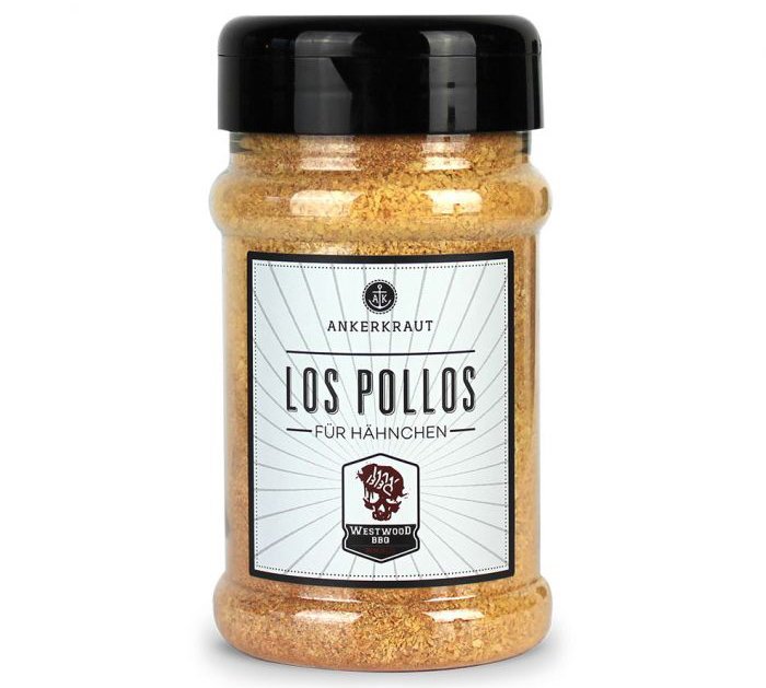 Ankerkraut Los Pollos, BBQ Rub, 260g Streuer