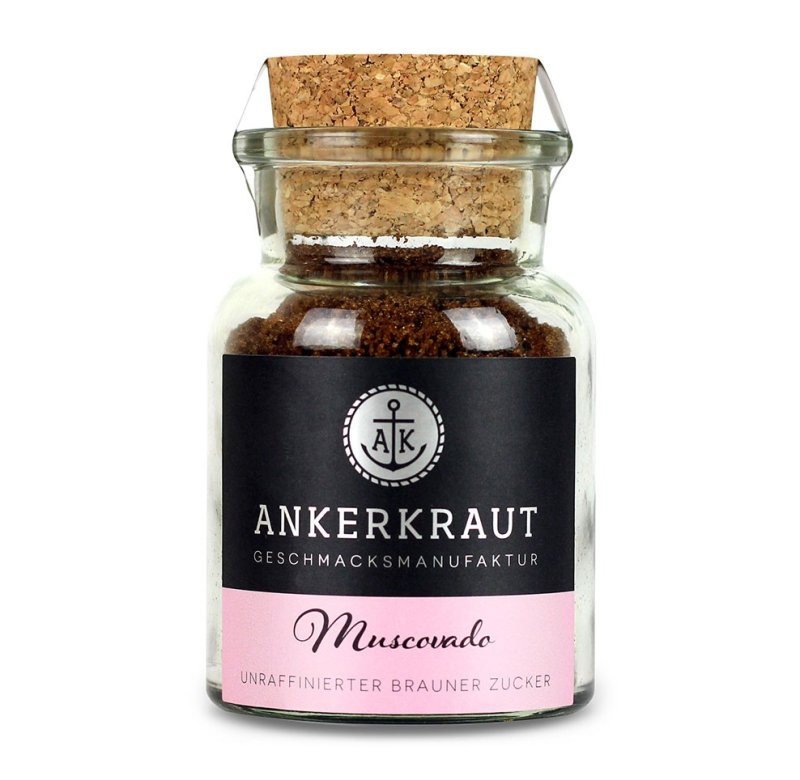 Ankerkraut Muscovado Zucker, 90g Glas
