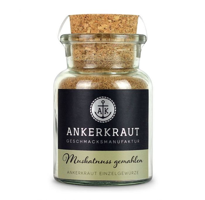 Ankerkraut Muskatnuss, gemahlen, 65g Glas