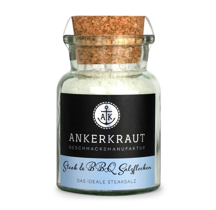 Ankerkraut Steak & BBQ Salzflocken, 80g Glas