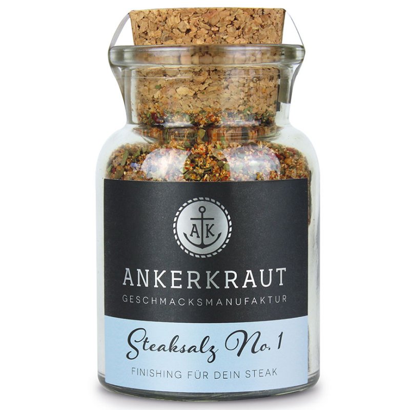 Ankerkraut Steaksalz No. 1, 80g Glas