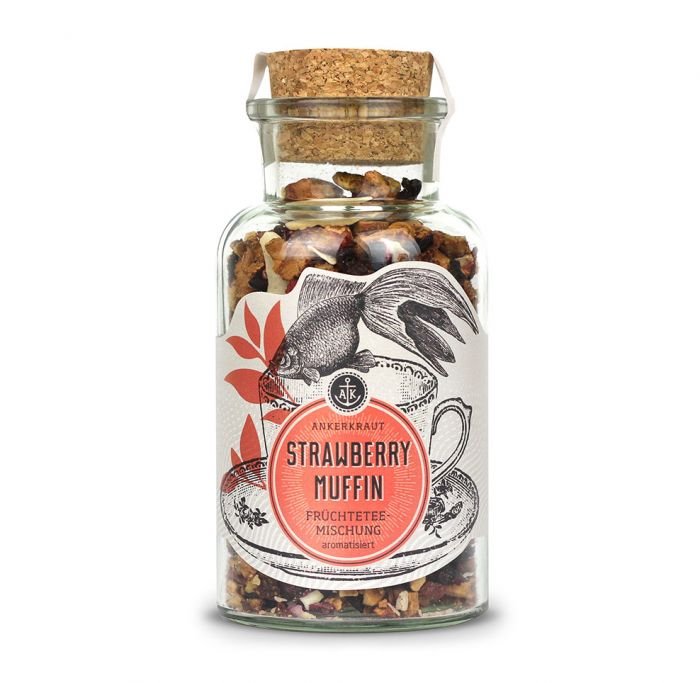 Ankerkraut Strawberry Muffin, Früchteteemischung, 100g Glas