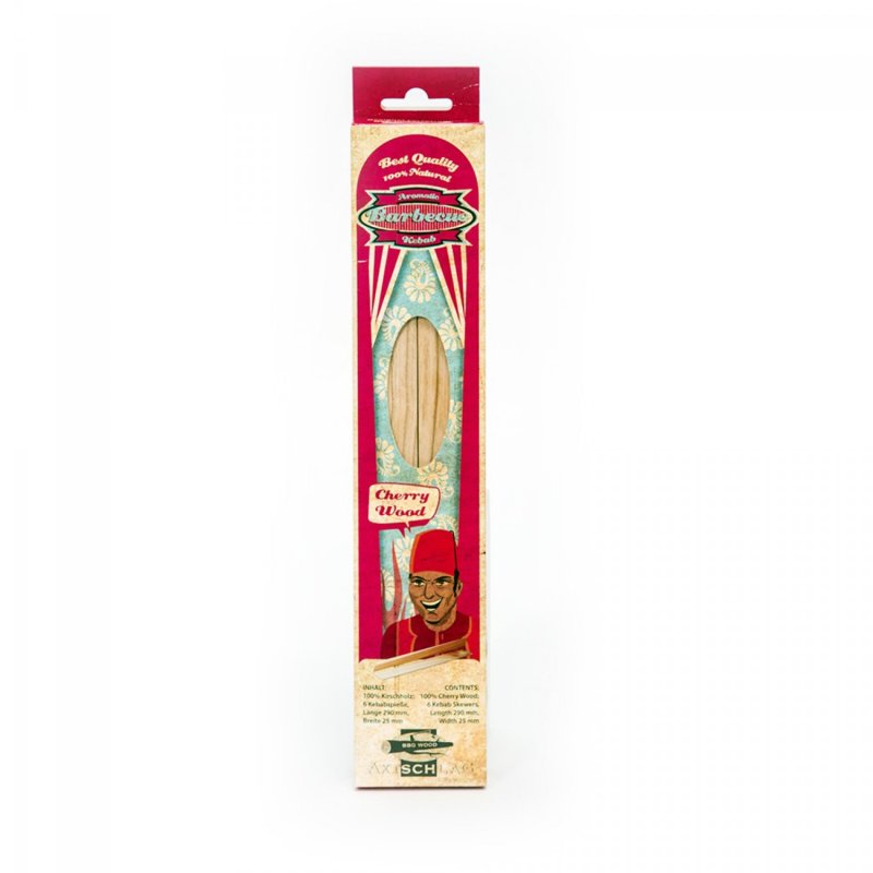 Axtschlag Aromatic Skewers - Kebab Spieße Cherry - Kirsch  6er Set