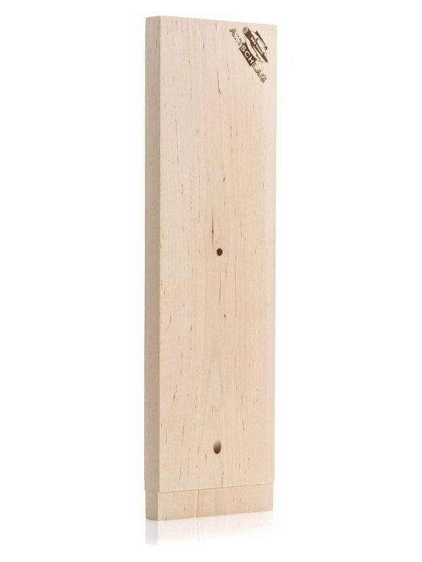 Axtschlag Flammlachsbrett Premium Line Kirsche - mit Klemmhalterung & patentierter Halterung für Feuerstelle + Grillrost