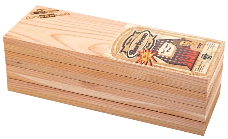 Axtschlag Räucherbretter Rotzeder / Wood Planks Western Red Cedar - 30 x 11 cm / 8er Pack
