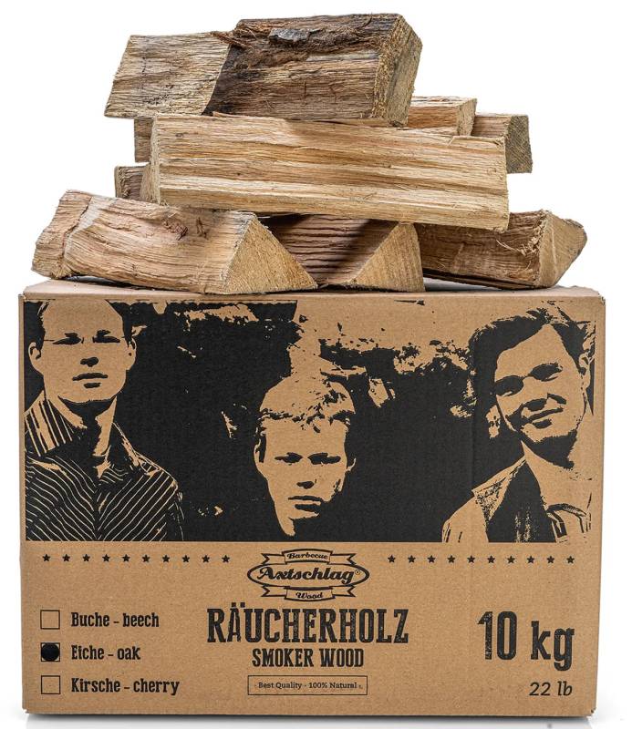 Axtschlag Räucherholz Eiche / Smoker Wood Oak - 10 kg