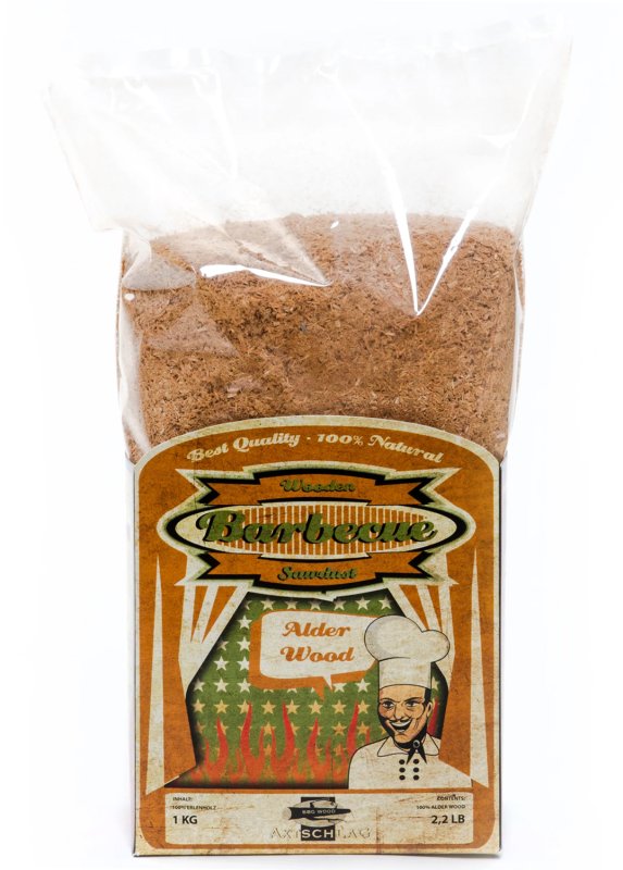 Axtschlag Räuchermehl Erle / Sawdust Alder - 1 kg