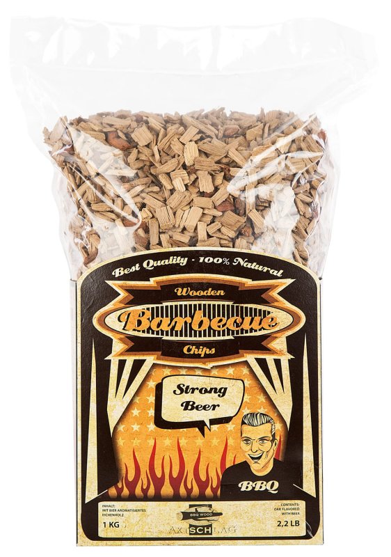 Axtschlag Räucherchips Bier Eiche / Wood Chips Strong Beer Oak - 1 kg