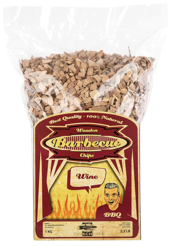 Axtschlag Räucherchips Wein Eiche / Wood Chips Wine Oak - 1 kg