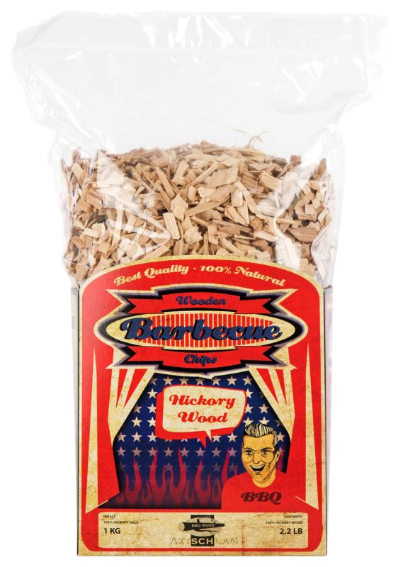 Axtschlag Räucherchips / Wood Chips Hickory - 1 kg