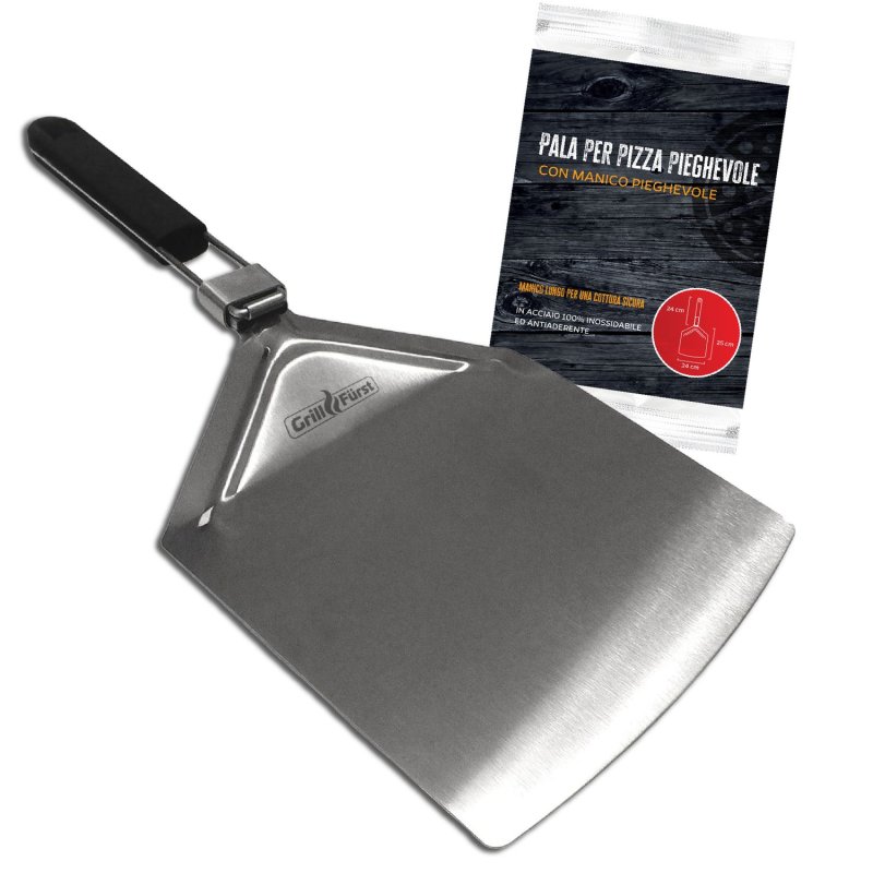 Grillfürst Pizzaheber / Pizzaschieber Edelstahl klappbar - Retoure