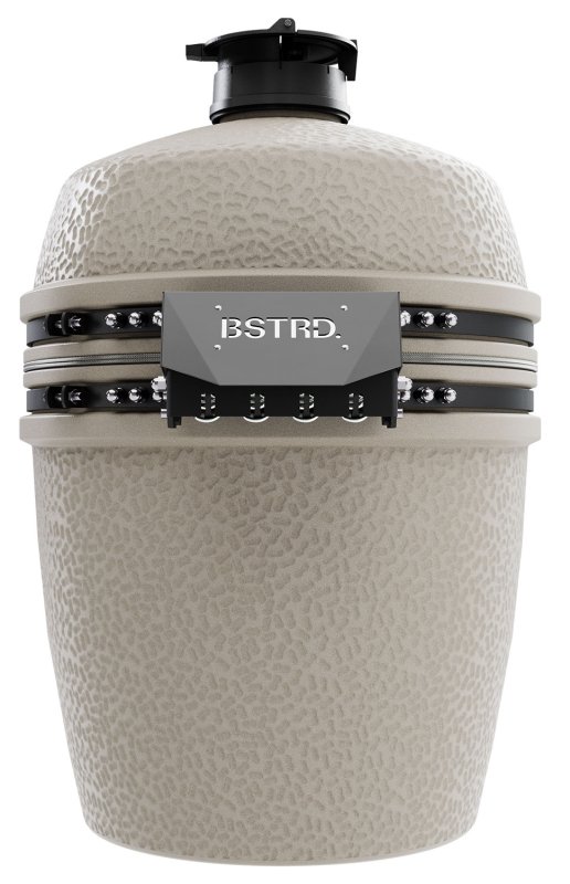 OFYR Kamado Table Corten 75 PRO - mit Keramik-Arbeitsplatte & BSTRD. Keramikgrill Pro Large Sand